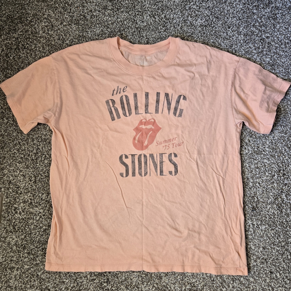 American Eagle Outfitters Peach T-Shirt